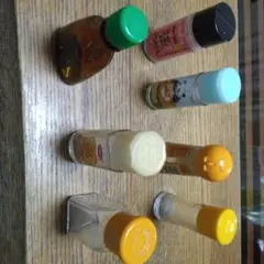 調味料 空き瓶 7本 ボトルセットA