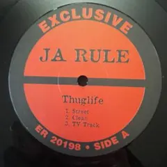 JA RULE Thuglife Pain レコード 洋楽 HIPHOP Rap