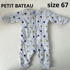 プチバトー 長袖ロンパース