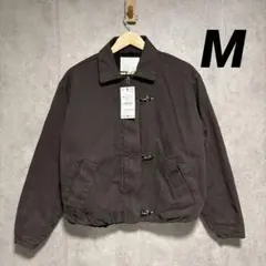 ZARA クロップドフィットトグルボタンジャケット ファイヤーマン XL