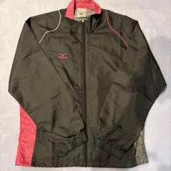 Mizuno ウィンドブレーカー ブラック/レッド　150