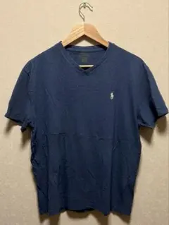 POLO RALPH LAUREN Vネック Tシャツ ネイビー