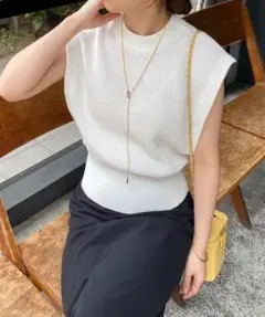 COLLAGEGALLARDAGALANTE 2WAYシアーワッフルサマーニットのサムネイル
