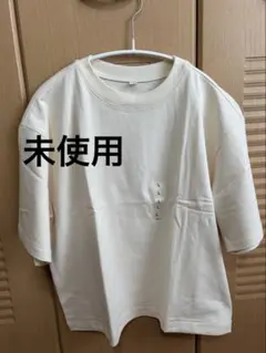 【未使用】UNIQLO　オーバーサイズT　（オフ白）のサムネイル
