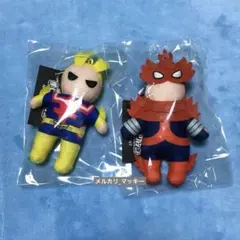 ヒロアカ オールマイト エンデヴァー ぬいぐるみ キーホルダー セット