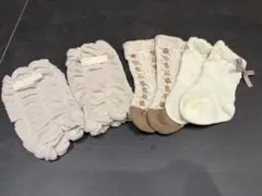 ベビー靴下セット 3足　➕レッグウォーマー