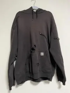 【Carhartt 】リメイク　パーカー　茶色