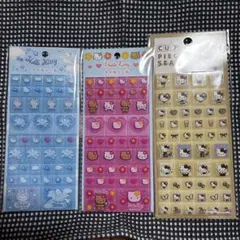 正規品　3枚　タイルシール ハイビスカス　ペガサス＆ユニコーン　ギャル