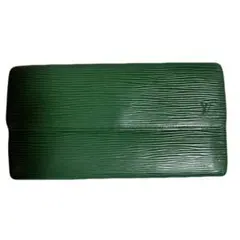 (年内大幅値下げ)LOUIS VUITTON エピレザー グリーン長財布