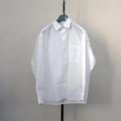 UNIQLO : C　ブロードオーバーサイズシャツ　S　00 WHITE