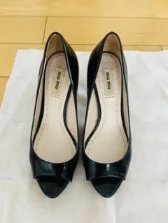 MIUMIU オープントゥパンプスのサムネイル