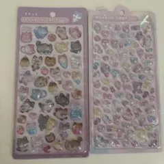 H*☆様 BONBON DROP シール　イオン限定きゃっと　ゆめいろ　2枚セッ