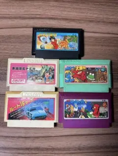 【まとめ売り】ファミコン　JALECO＊SUNSOFT 5本セット