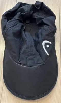 HEAD黒スポーツキャップ