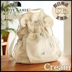 公式完売❗️韓国限定✨ ノースフェイス ボニーパック M クリーム 当日発送◎