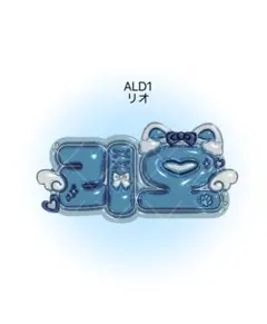 ALD1 リオ ぷっくり ネームボード オーダー 韓国 文字パネル メタリックのサムネイル