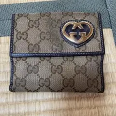 GUCCI GGパターン 三つ折り財布