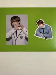 なにわ男子 HARDWORK トレカ フレークシール 藤原丈一郎