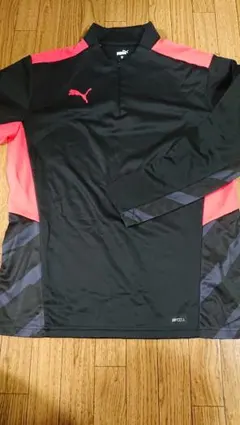 Puma 1/4ジップトップ 黒