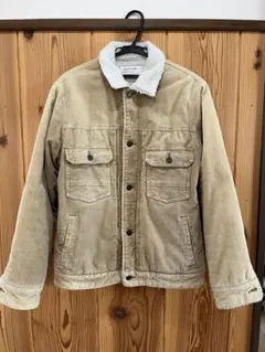 BAYFLOW コーデュロイ ストレッチ ボアジャケット メンズ