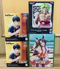 2026年 新作 プライズ フィギュア 4点セット ウマ娘 ハイキュー ブロリー