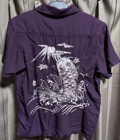 CROPPED HEADS クロップドヘッズ 和柄シャツ 鯉 サイズLのサムネイル
