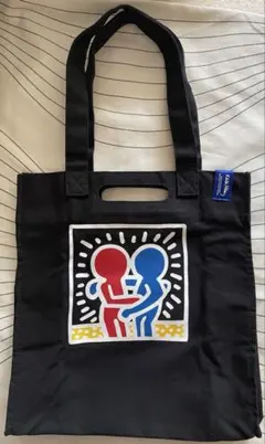 キースヘリング KeithHaring トートバッグ キャンバス 大容量のサムネイル