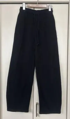 GU スウェットバレルレッグパンツ