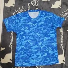 青迷彩 練習着 M