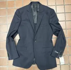 新品☆未使用【サイズY6 L★細身】2Bシングルスーツ ネイビー セットアップ