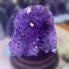 幻想的な紫の結晶花｜クリスタルアート 一点物 - メルカリ