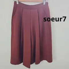 新品タグ付き YAMADAYA soeur7 キュロットスカート ハーフパンツ