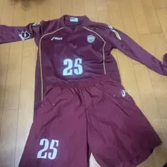 asics ヴィッセル神戸 ユニフォーム上下セット 25