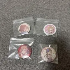 学園アイドルマスター　姫崎莉波　缶バッジ4点セット