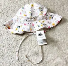新品 PETIT BATEAU 花柄 ハット 帽子 キッズ ベビー プチバトーのサムネイル