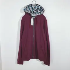 クランプリュスオム　フルジップフードパーカー　長袖　紫　サイズ46