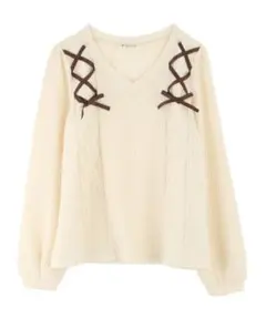 axes femme レースアッププルオーバーのサムネイル