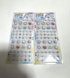 ぷくぷくあわわちゃん　ドロップブロックシール　タイルシール 2枚セット