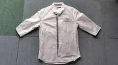 七分袖　シャツ　ビーチサウンド