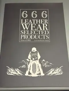 【美品】666LEATHER CATLOGUE VOL.42