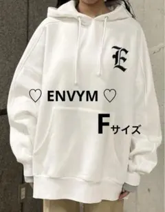ENVYM パーカー アンビーロゴ Fサイズ ホワイトのサムネイル