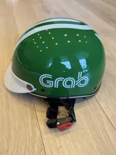 grabタクシーベトナムバイク用 半帽 ヘルメット 本体 グリーン⭐︎残り
