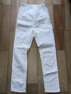 マタニティパンツ　ホワイト　無印良品