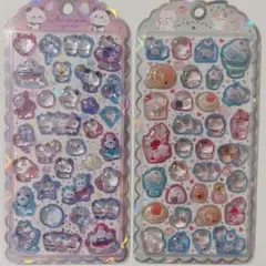 ボンボンドロップシール 立体 もちパン　ネコ　パンダ　2枚　ボンドロ　3D ぷく