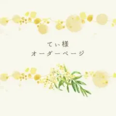 てぃ様用　オーダーページ