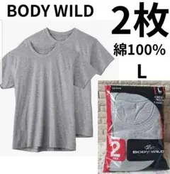 新品 メンズインナー 半袖 肌着 ボディワイルド グンゼ 綿100% l 紳士