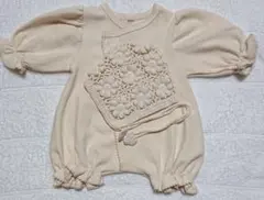 モンベベ♡ロンパース&ボンネット♡Cream♡newborn♡