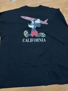 ディズニー ミッキーマウス Tシャツ Lサイズ ブラック