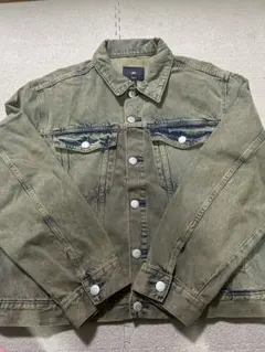 H&M オリーブグリーン デニムジャケット