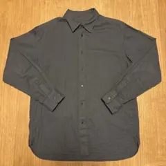 <極美品>Three Dots スリードッツ コットンガーゼシャツ